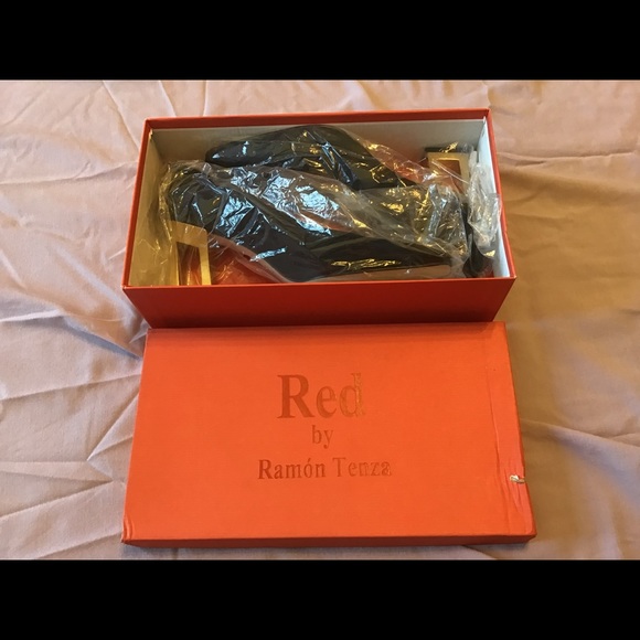 Red by Ramon Tenza leather dress shoes size 7 1/2 - Picture 3 of 3